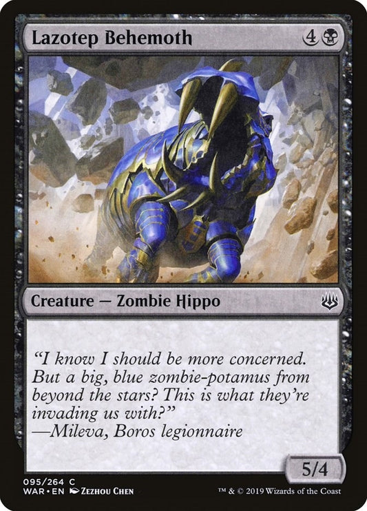 Image for Lazotep Behemoth (95) (War of the Spark) - Magic: The Gathering