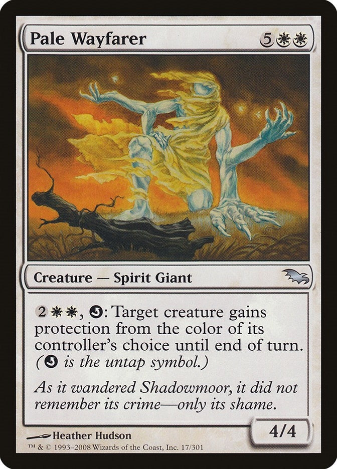 Image for Pale Wayfarer (17) (Shadowmoor) - Magic: The Gathering