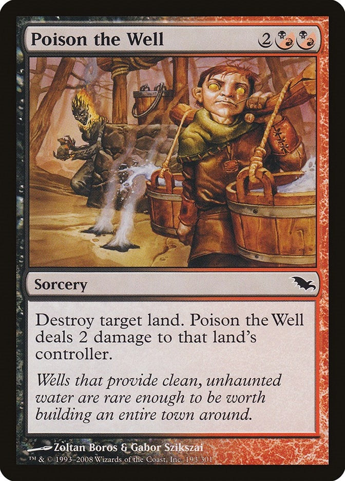 Image for Poison the Well (193) (Shadowmoor) - Magic: The Gathering