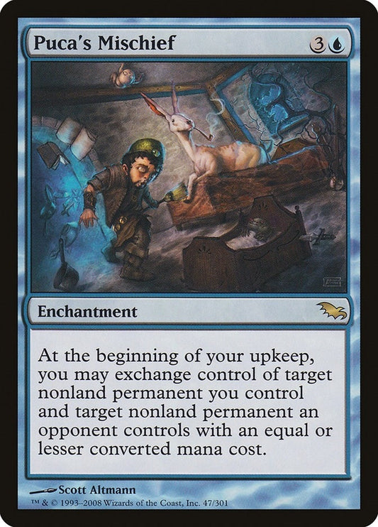 Image for Puca's Mischief (47) (Shadowmoor) - Magic: The Gathering