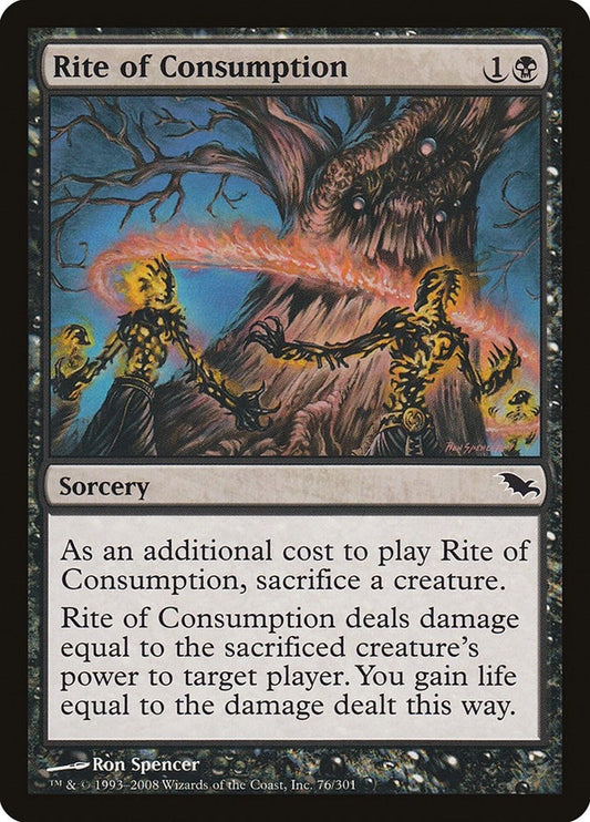 Image for Rite of Consumption (76) (Shadowmoor) - Magic: The Gathering