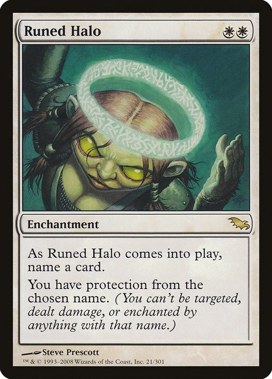 Image for Runed Halo (21) (Shadowmoor) - Magic: The Gathering