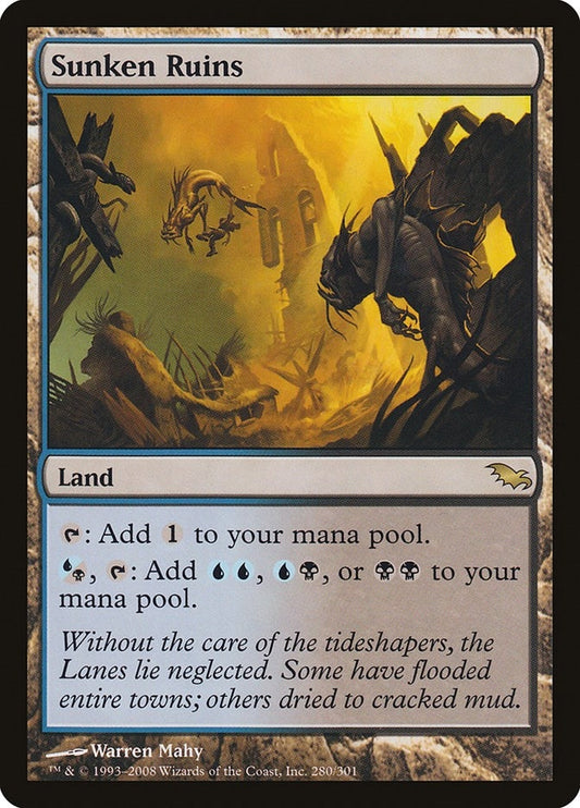 Image for Sunken Ruins (280) (Shadowmoor) - Magic: The Gathering