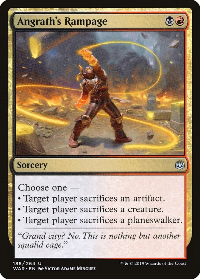 Image for Angrath's Rampage (185) (War of the Spark) - Magic: The Gathering