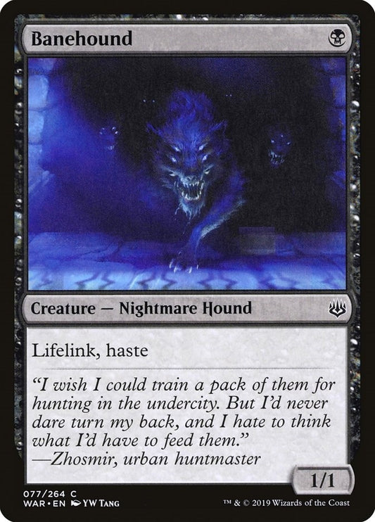 Image for Banehound (77) (War of the Spark) - Magic: The Gathering