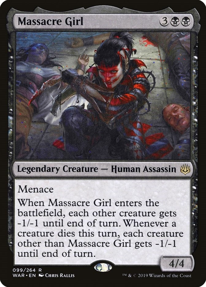 Image for Massacre Girl (99) (War of the Spark) - Magic: The Gathering