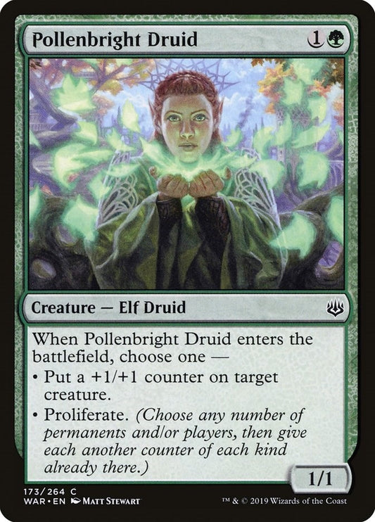 Image for Pollenbright Druid (173) (War of the Spark) - Magic: The Gathering