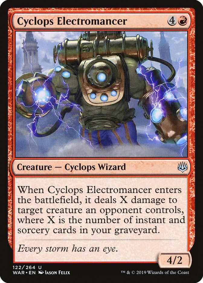 Image for Cyclops Electromancer (122) (War of the Spark) - Magic: The Gathering