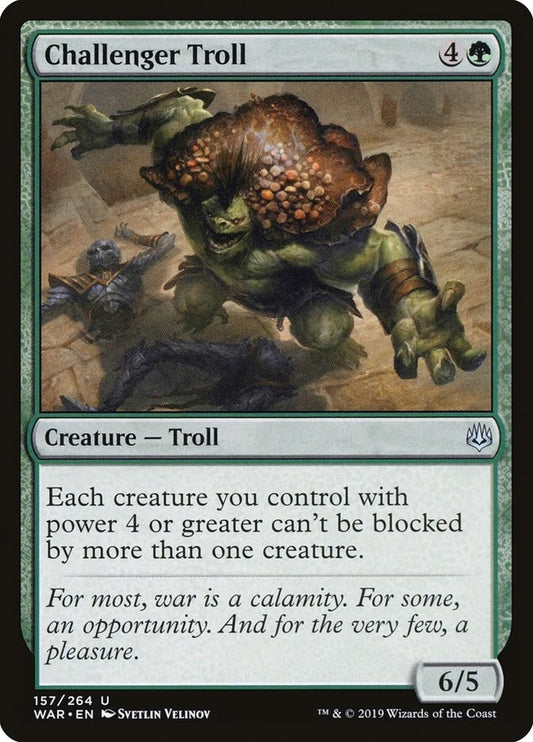 Image for Challenger Troll (157) (War of the Spark) - Magic: The Gathering