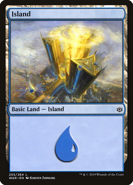 Image for Island (255) (255) (War of the Spark) - Magic: The Gathering