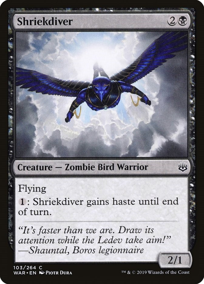 Image for Shriekdiver (103) (War of the Spark) - Magic: The Gathering