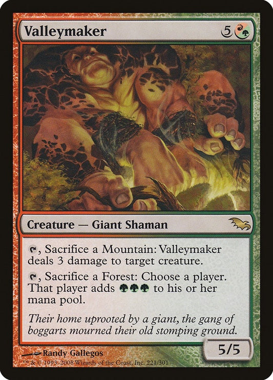 Image for Valleymaker (221) (Shadowmoor) - Magic: The Gathering