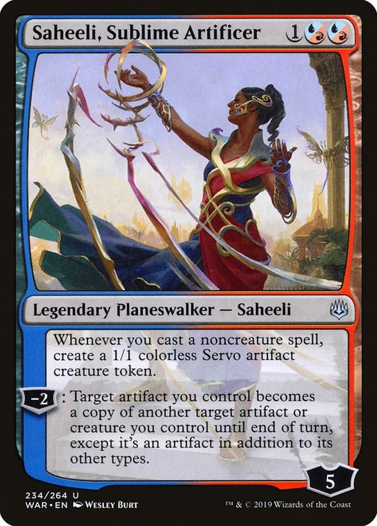 Image for Saheeli, Sublime Artificer (234) (War of the Spark) - Magic: The Gathering