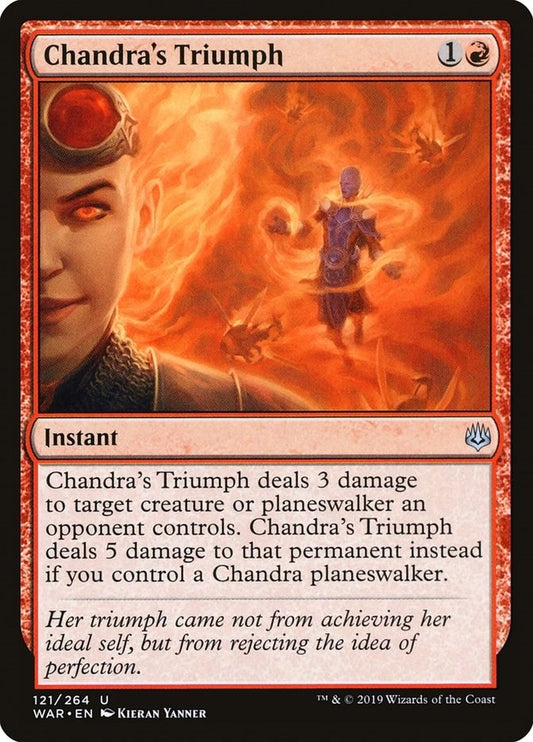 Image for Chandra's Triumph (121) (War of the Spark) - Magic: The Gathering