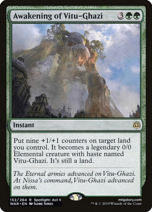 Image for Awakening of Vitu-Ghazi (152) (War of the Spark) - Magic: The Gathering