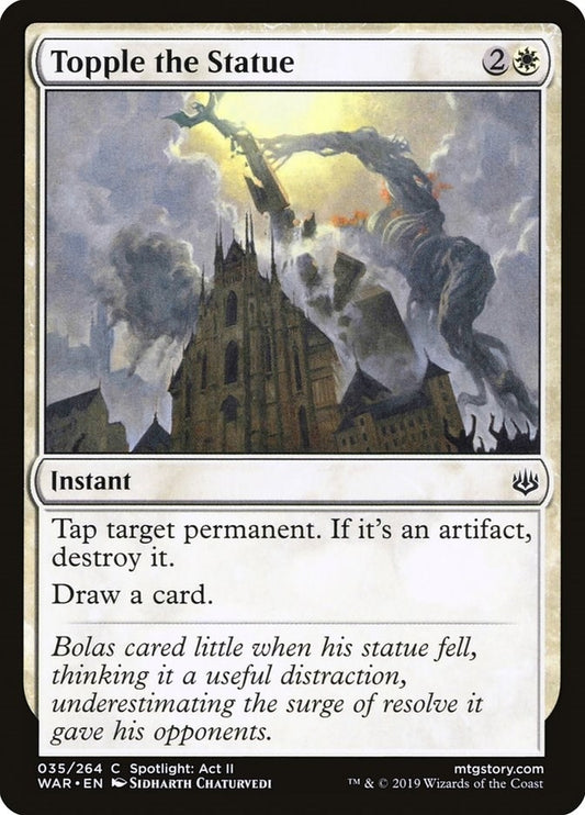 Image for Topple the Statue (35) (War of the Spark) - Magic: The Gathering