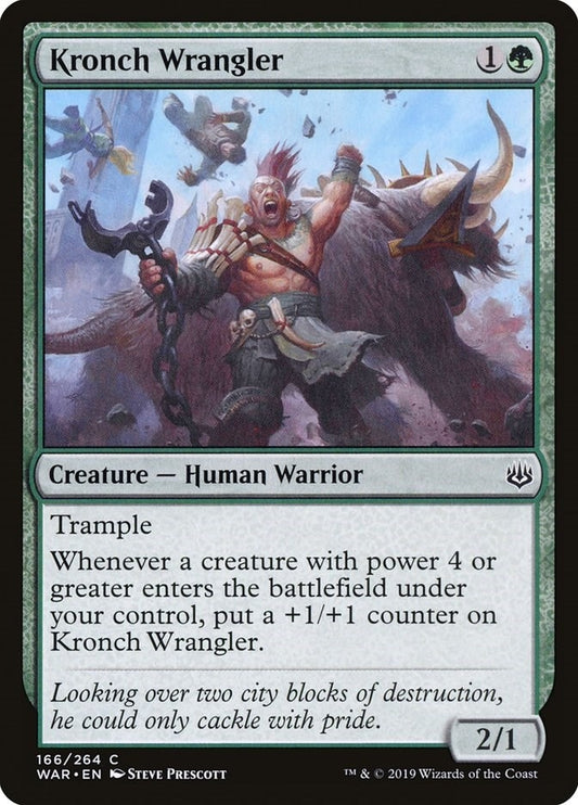 Image for Kronch Wrangler (166) (War of the Spark) - Magic: The Gathering