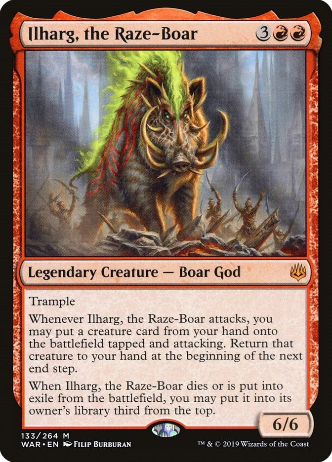 Image for Ilharg, the Raze-Boar (133) (War of the Spark) - Magic: The Gathering