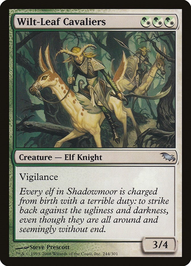 Image for Wilt-Leaf Cavaliers (244) (Shadowmoor) - Magic: The Gathering