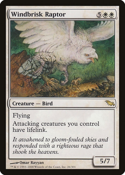 Image for Windbrisk Raptor (26) (Shadowmoor) - Magic: The Gathering