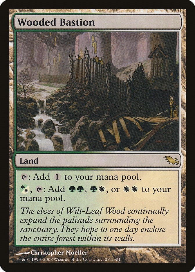 Image for Wooded Bastion (281) (Shadowmoor) - Magic: The Gathering