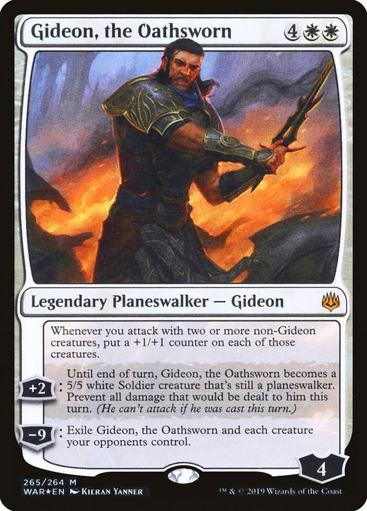 Image for Gideon, the Oathsworn (265) (War of the Spark) - Magic: The Gathering