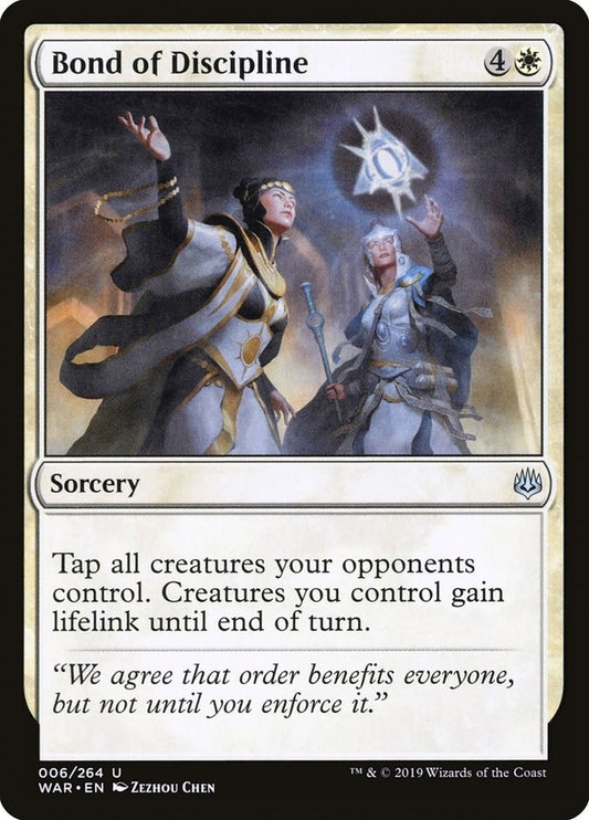 Image for Bond of Discipline (6) (War of the Spark) - Magic: The Gathering