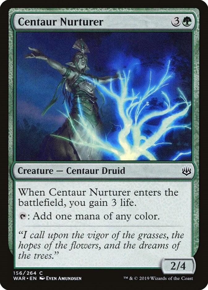 Image for Centaur Nurturer (156) (War of the Spark) - Magic: The Gathering