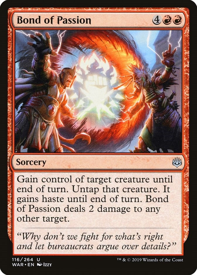 Image for Bond of Passion (116) (War of the Spark) - Magic: The Gathering