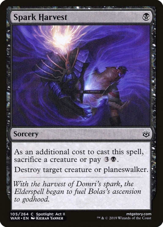 Image for Spark Harvest (105) (War of the Spark) - Magic: The Gathering