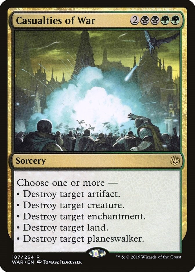 Image for Casualties of War (187) (War of the Spark) - Magic: The Gathering