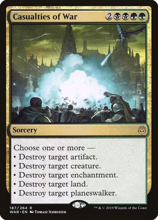 Image for Casualties of War (187) (War of the Spark) - Magic: The Gathering