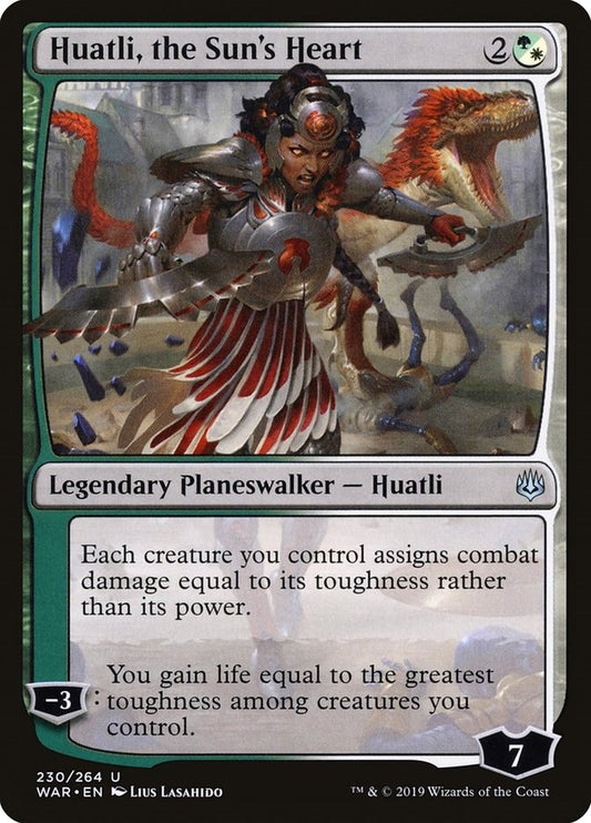Image for Huatli, the Sun's Heart (230) (War of the Spark) - Magic: The Gathering
