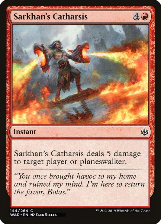 Image for Sarkhan's Catharsis (144) (War of the Spark) - Magic: The Gathering