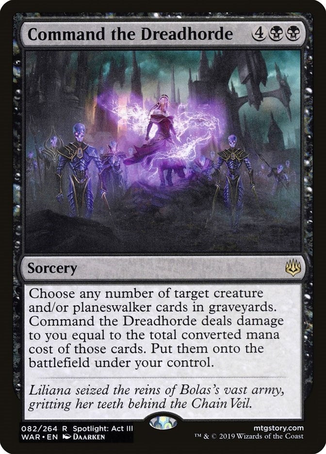 Image for Command the Dreadhorde (82) (War of the Spark) - Magic: The Gathering