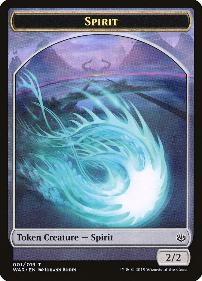 Image for Spirit Token (1) (War of the Spark) - Magic: The Gathering