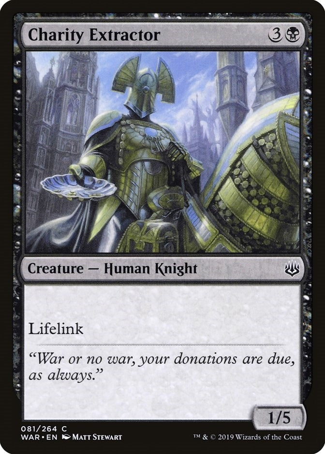 Image for Charity Extractor (81) (War of the Spark) - Magic: The Gathering