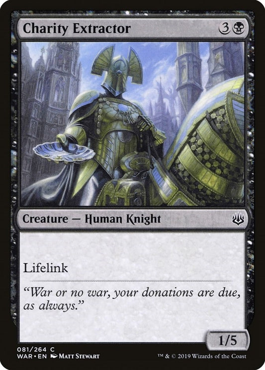 Image for Charity Extractor (81) (War of the Spark) - Magic: The Gathering
