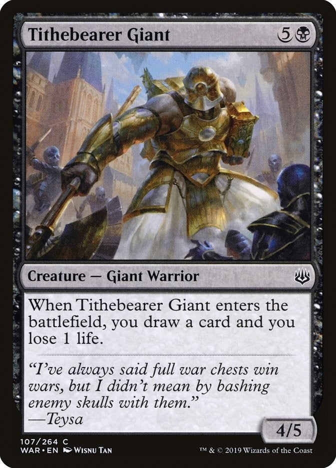 Image for Tithebearer Giant (107) (War of the Spark) - Magic: The Gathering