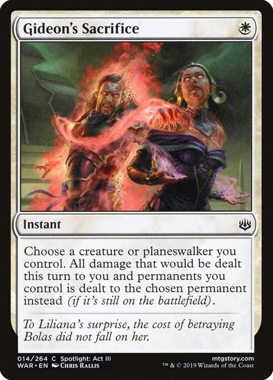 Image for Gideon's Sacrifice (14) (War of the Spark) - Magic: The Gathering