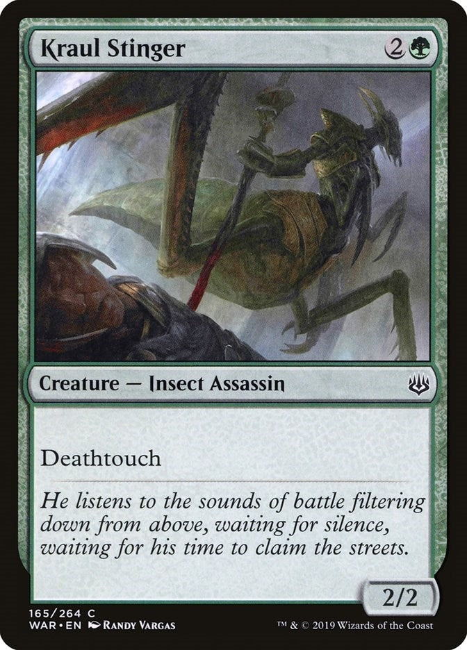 Image for Kraul Stinger (165) (War of the Spark) - Magic: The Gathering