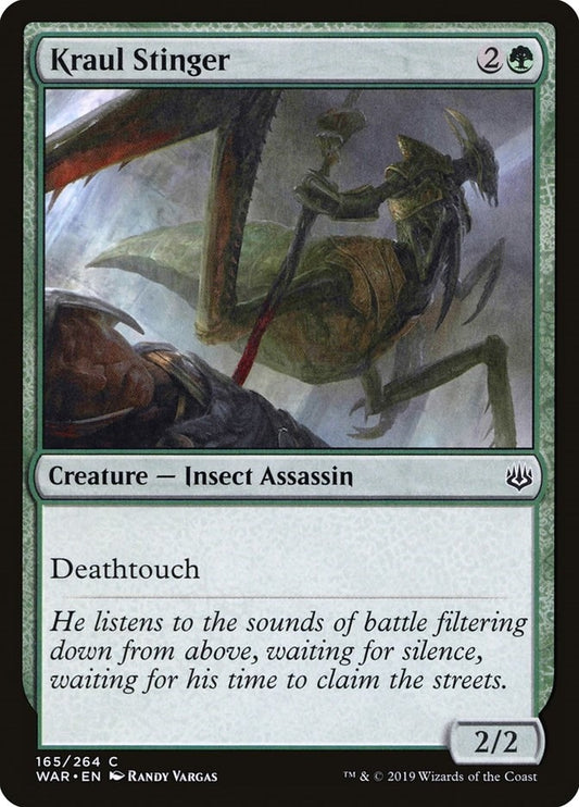 Image for Kraul Stinger (165) (War of the Spark) - Magic: The Gathering