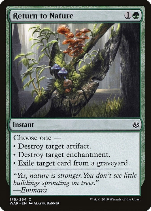 Image for Return to Nature (175) (War of the Spark) - Magic: The Gathering