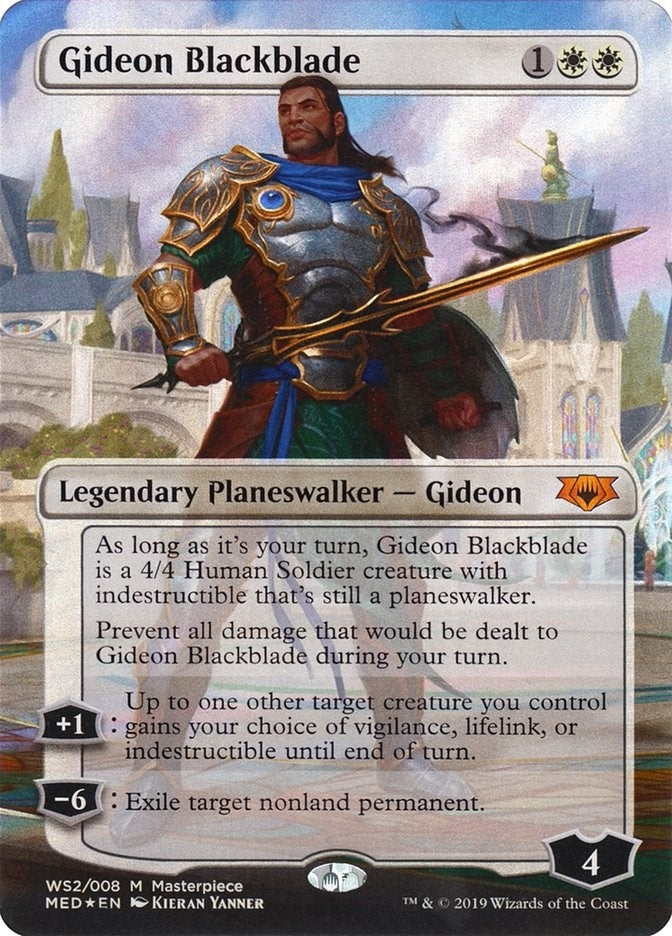 Image for Gideon Blackblade (WS2) (Mythic Edition: War of the Spark) - Magic: The Gathering