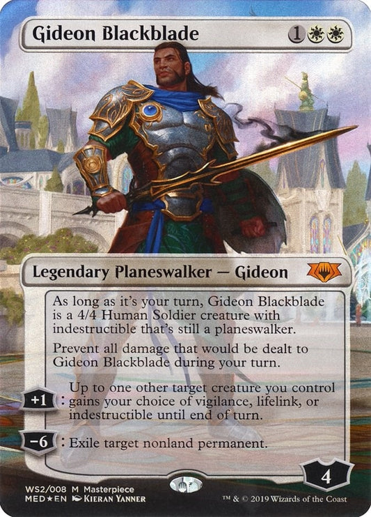 Image for Gideon Blackblade (WS2) (Mythic Edition: War of the Spark) - Magic: The Gathering