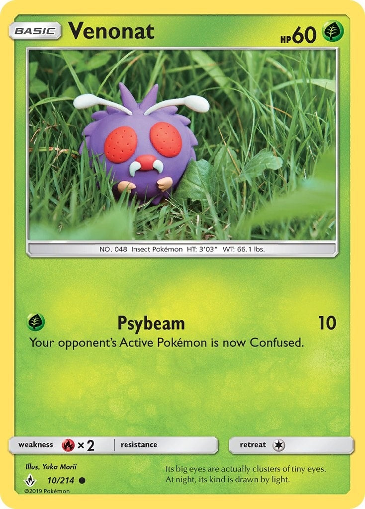 Image for Venonat (10) (10/214) (SM - Unbroken Bonds) - Pokemon