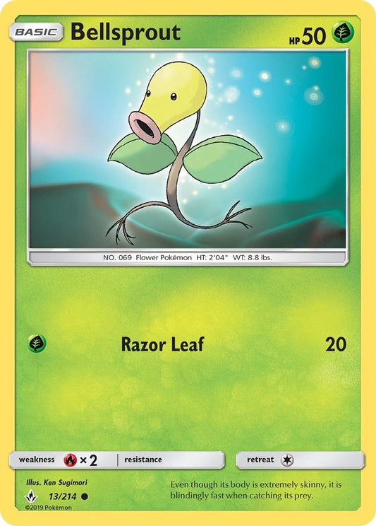 Image for Bellsprout (13/214) (SM - Unbroken Bonds) - Pokemon