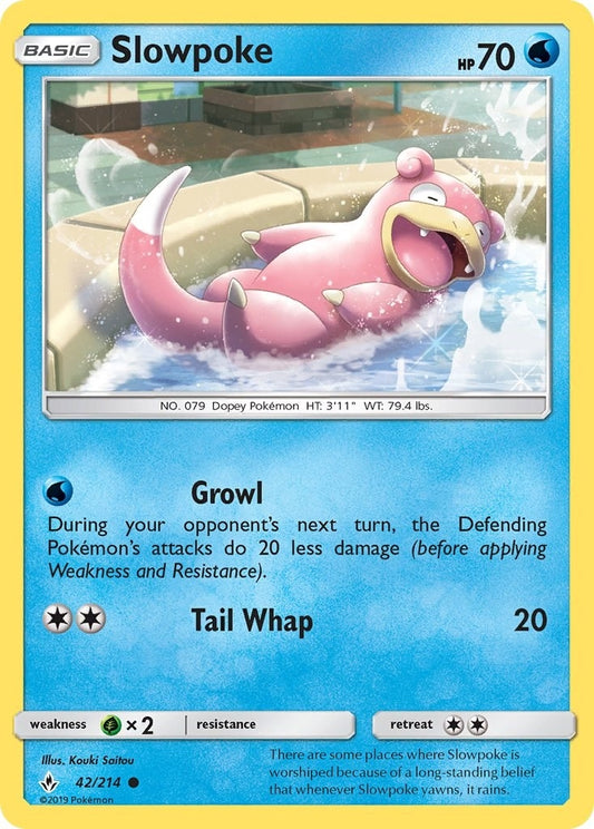Image for Slowpoke (42/214) (SM - Unbroken Bonds) - Pokemon