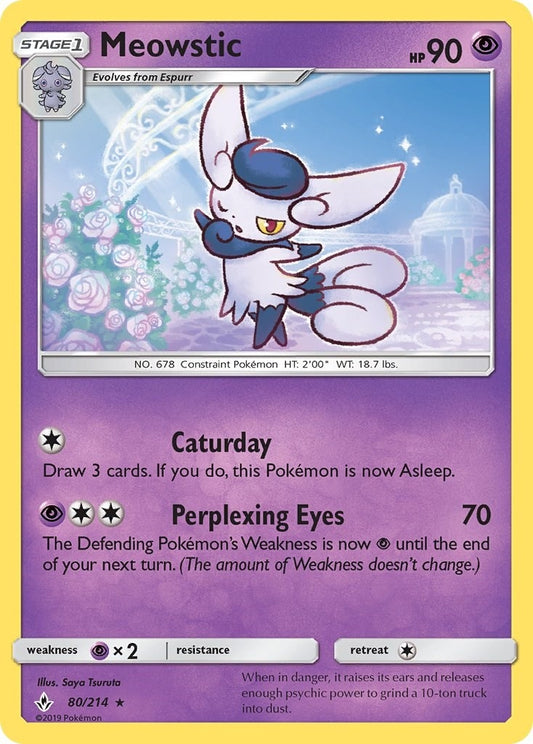 Image for Meowstic (80/214) (SM - Unbroken Bonds) - Pokemon