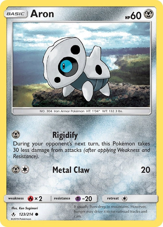 Image for Aron (123/214) (SM - Unbroken Bonds) - Pokemon